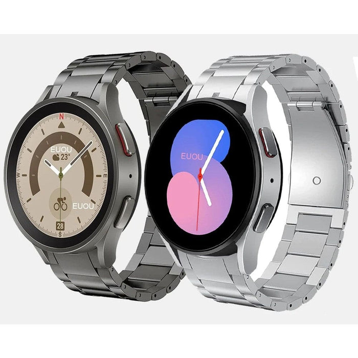 No-gap Titanium Metal Strap for Samsung Galaxy Watch