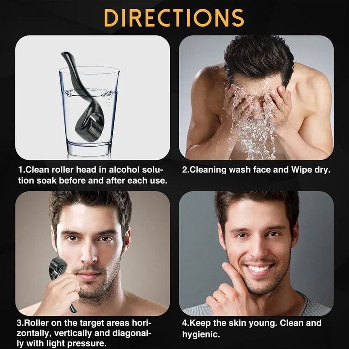 Titanium Micro Needle Derma Roller For Hair Growth