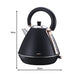 Toaster Kettle & Coffee Machine Breakfast Set - Black