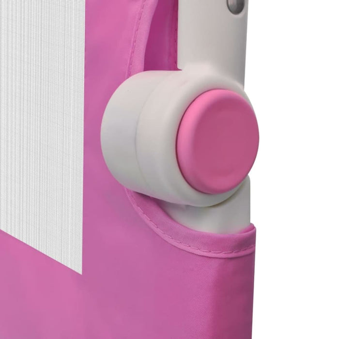 Toddler Safety Bed Rail 102 x 42 Cm Pink Obobo