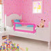 Toddler Safety Bed Rail 2 Pcs Pink 102x42 Cm Xilbnp