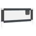 Toddler Safety Bed Rail Dark Grey 190x25 Cm Fabric Obxtx