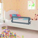Toddler Safety Bed Rail Grey 102x42 Cm Polyester Oboll