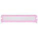 Toddler Safety Bed Rail Pink 180x42 Cm Polyester Oboio