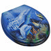 Wc Toilet Seat Mdf Lid Dolphins Oabnbl