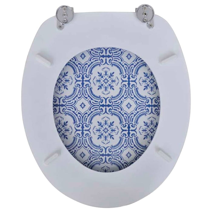 Toilet Seat With Mdf Lid Porcelain Design Oaoant