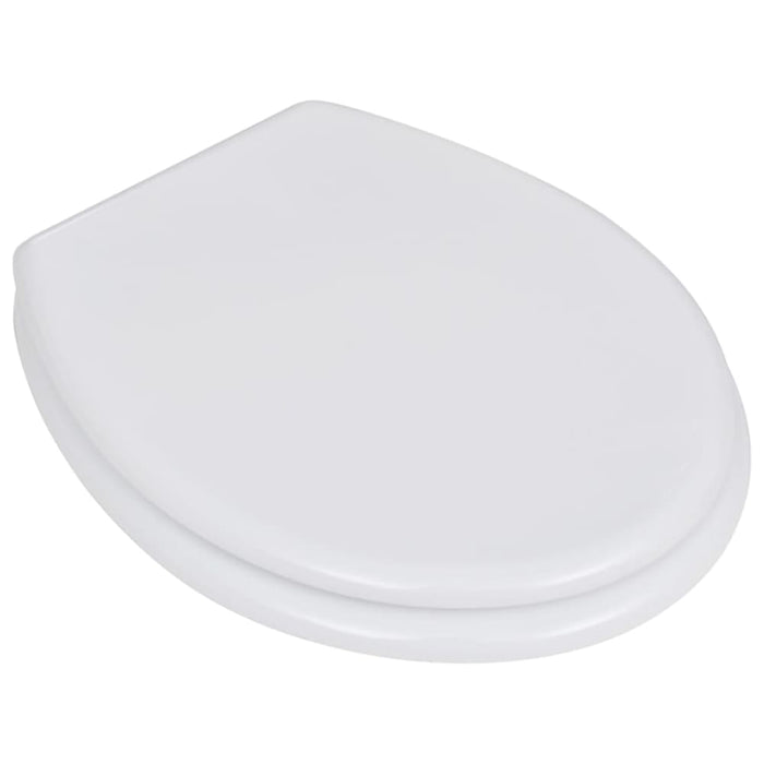 Wc Toilet Seat Mdf Lid Simple Design White Oabnbo