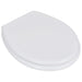 Wc Toilet Seat Mdf Lid Simple Design White Oabnbo