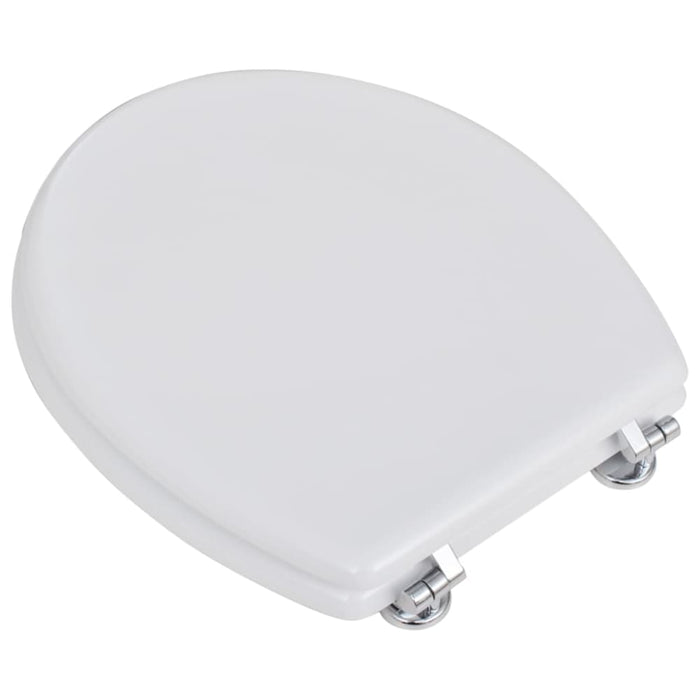 Wc Toilet Seat Mdf Lid Simple Design White Oabnbo