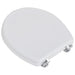 Wc Toilet Seat Mdf Lid Simple Design White Oabnbo