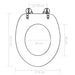 Wc Toilet Seat With Soft Close Lid Mdf Dolphins Design