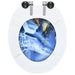 Wc Toilet Seat With Soft Close Lid Mdf Dolphins Design