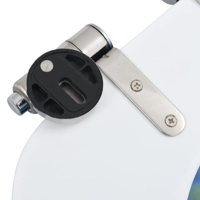 Wc Toilet Seat With Soft Close Lid Mdf Dolphins Design