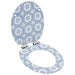Wc Toilet Seat With Soft Close Lid Mdf Porcelain Design