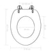Wc Toilet Seat With Soft Close Lid Mdf Stones Design Oatkxn