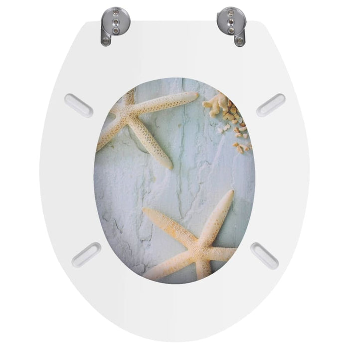 Wc Toilet Seat Mdf Lid Starfish Oabnbp