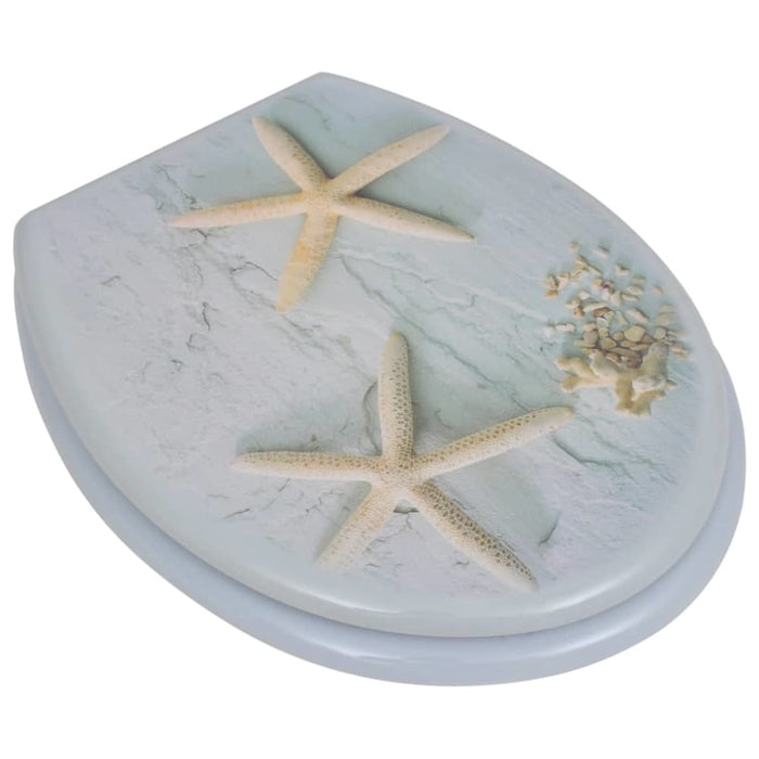 Wc Toilet Seat Mdf Lid Starfish Oabnbp