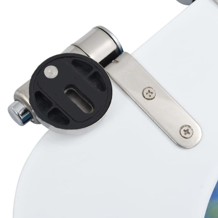 Wc Toilet Seats 2 Pcs With Soft Close Lids Mdf Dolphins