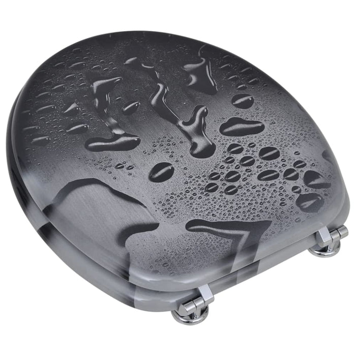 Toilet Seats with Hard Close Lids Mdf Water Oaoanx