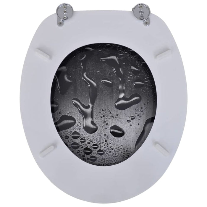 Toilet Seats with Hard Close Lids Mdf Water Oaoanx
