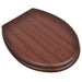Toilet Seats With Lids 2 Pcs Mdf Brown Xipkbk