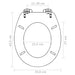 Toilet Seats with Soft Close Lids 2 Pcs Mdf Brown Xipkbl