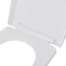 Toilet Seats with Soft Close Lids 2 Pcs Plastic White Xipktb