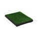 Pet Toilet with Tray and Artificial Turf Green Wc Oibill