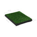 Pet Toilets 2 Pieces With Tray And Artificial Turf Green Wc