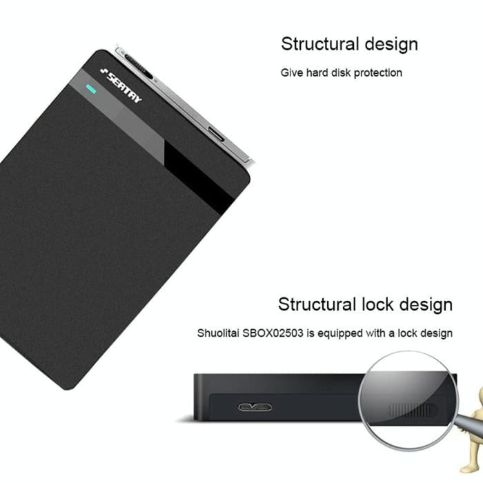 Tool Free Usb 3.0 2.5 Sata Hdd Enclosure 2tb Capacity