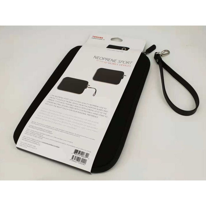 Toshiba Neoprene Sport Black Case For 10’ Tablet