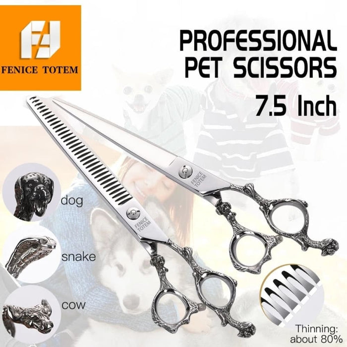 Totem 7.5 Inch Professional Dog Grooming Cutting Thinning