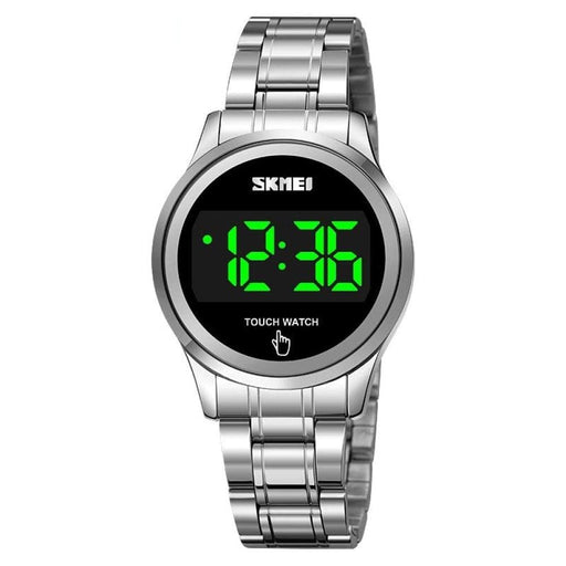 Touch Screen Stainless Steel Waterproof Wristwatch for Women
