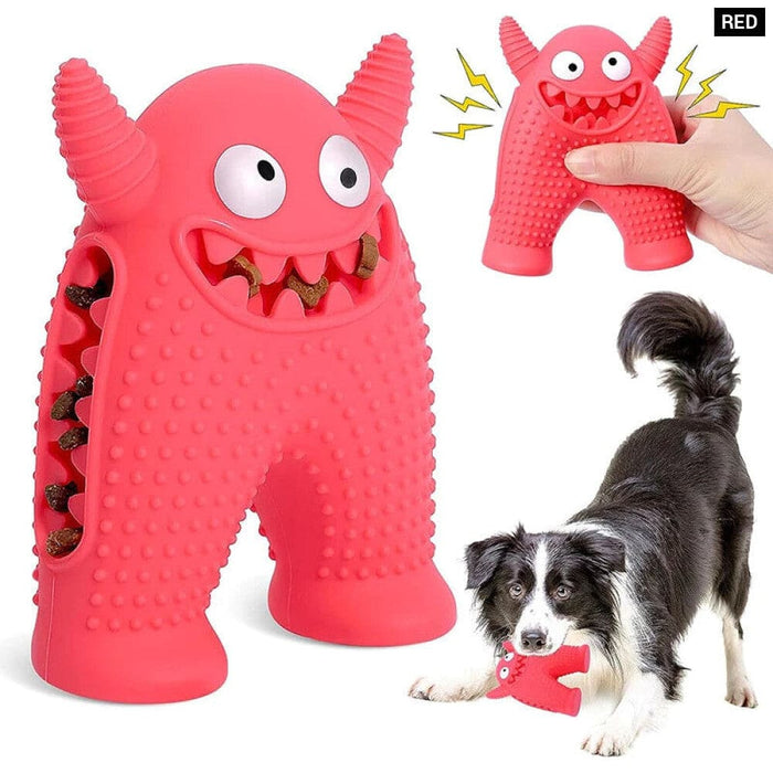 Tough Squeaky Dog Toy Natural Rubber