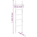 Towel Ladder 170 Cm Solid Wood Walnut Tpbtip