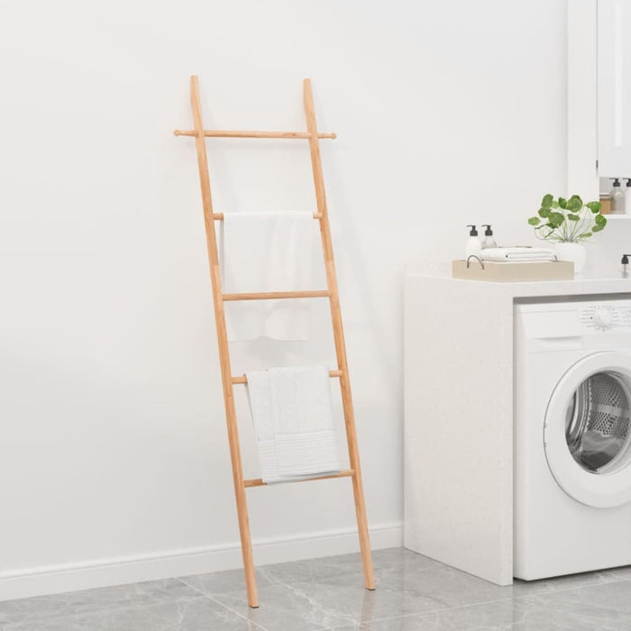 Towel Ladder 170 Cm Solid Wood Walnut Tpbtip