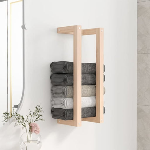 Towel Rack 23x18x60 Cm Solid Wood Pine Nxxtkx