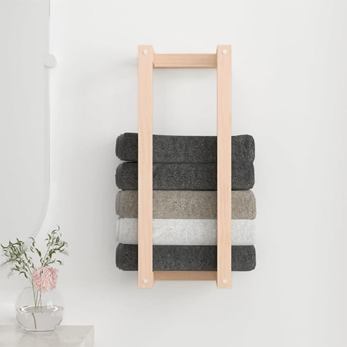 Towel Rack 23x18x60 Cm Solid Wood Pine Nxxtkx