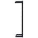 Towel Rack Black 12.5x12.5x60 Cm Iron Txpkok
