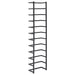 Towel Rack Black 24x12x96 Cm Steel Ttloxp