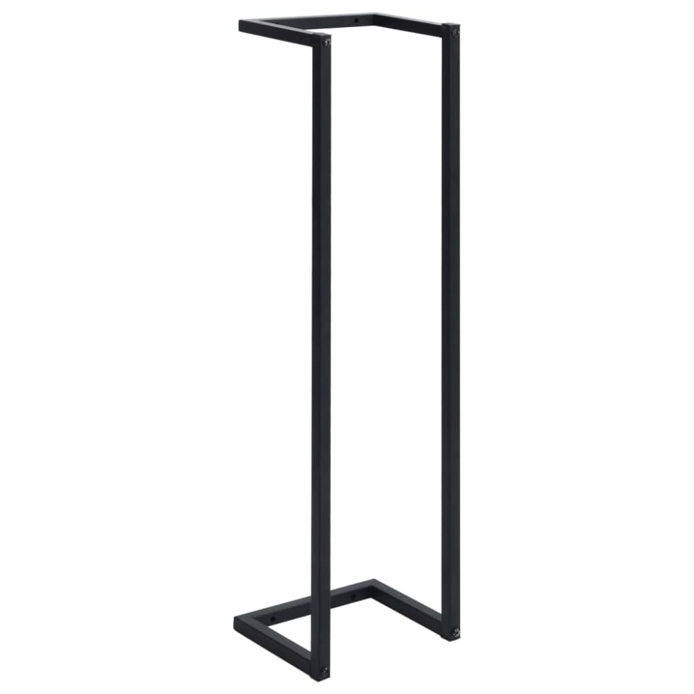 Towel Rack Black 25x20x95 Cm Iron Txpkon