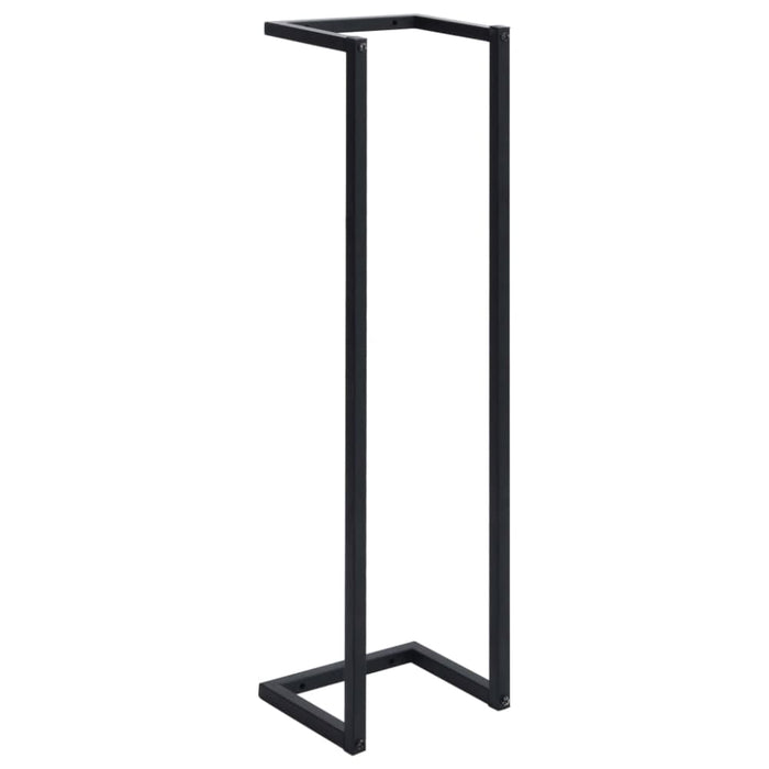 Towel Rack Black 25x20x95 Cm Iron Txpkon