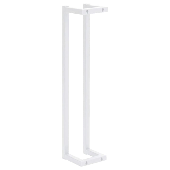 Towel Rack White 12.5x12.5x60 Cm Steel Ttlool