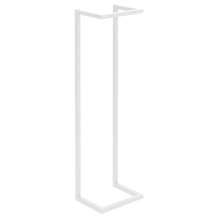 Towel Rack White 25x20x95 Cm Steel Ttlooi