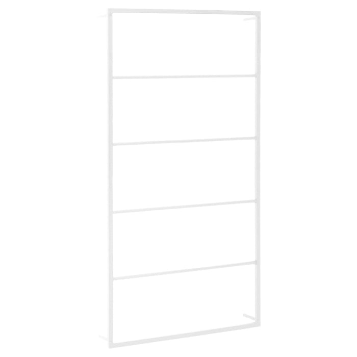 Towel Rack White 60x10x116 Cm Steel Ttloxo
