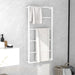 Towel Rack White 60x10x116 Cm Steel Ttloxo