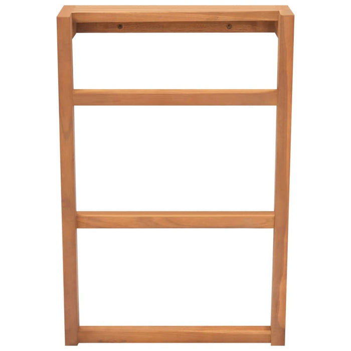 Towel Racks 2 Pcs Solid Teak Wood Txpxin