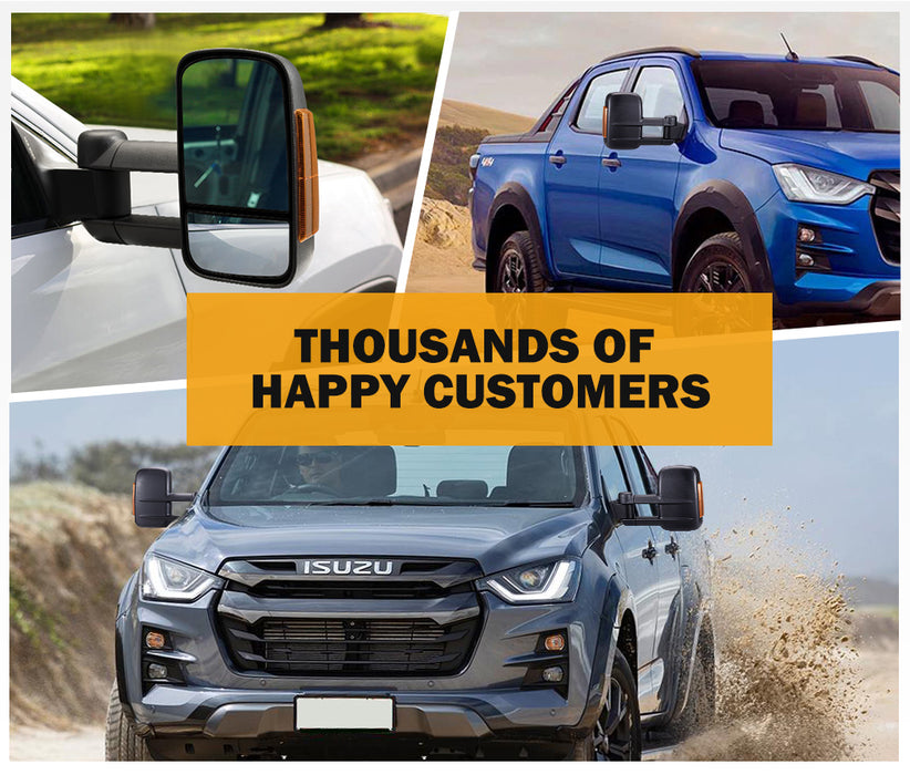 Extendable Towing Mirrors For Isuzu D-Max Dmax 2020 / 08-On