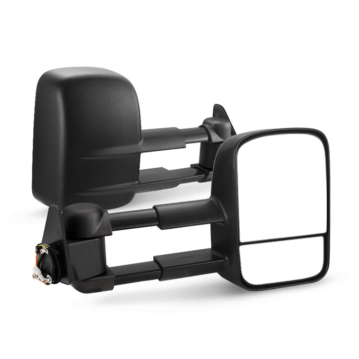 Pair Extendable Towing Mirrors For Toyota Landcruiser 80 1990-1998
