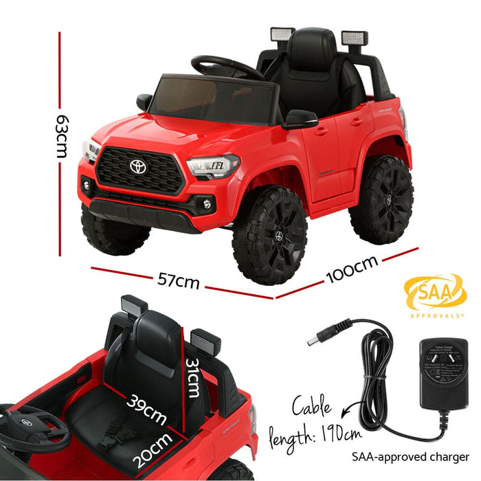 Toyota Ride on Car Kids Electric Toy Cars Tacoma off Road